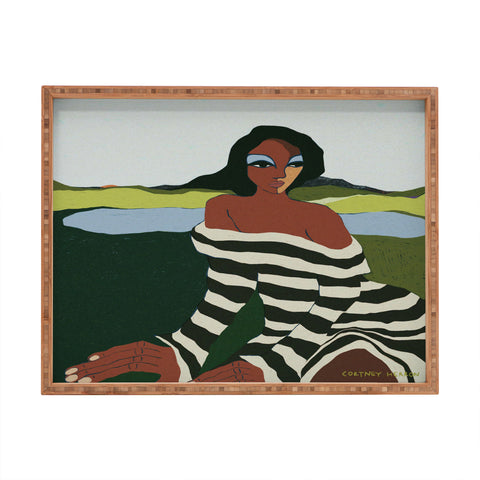 cortneyherron Horizons I Rectangular Tray
