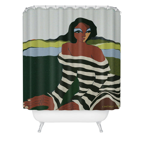 cortneyherron Horizons I Shower Curtain