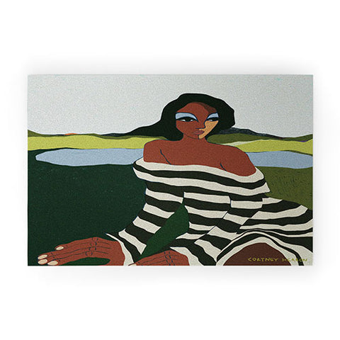 cortneyherron Horizons I Welcome Mat