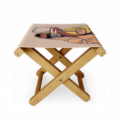 cortneyherron Its Time Folding Stool