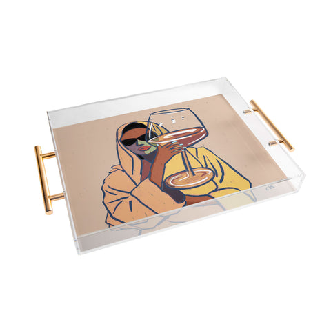 cortneyherron Its Time Acrylic Tray