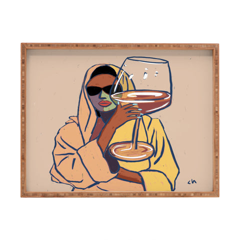 cortneyherron Its Time Rectangular Tray