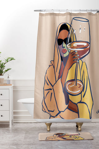 cortneyherron Its Time Shower Curtain And Mat