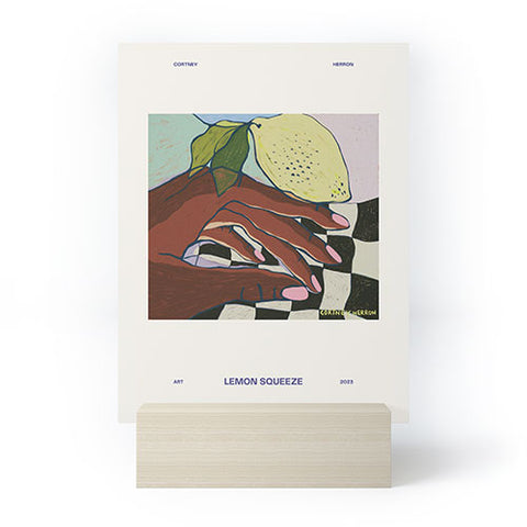 cortneyherron Lemon Squeeze Poster Mini Art Print