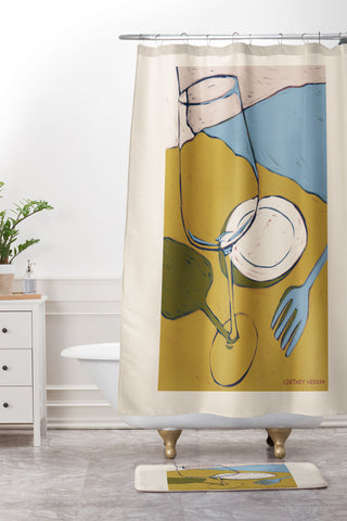 cortneyherron Ready For Summer Part 2 Shower Curtain And Mat