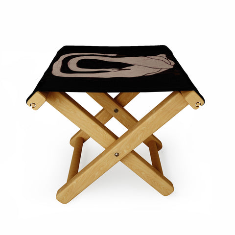 cortneyherron Two Swans Folding Stool