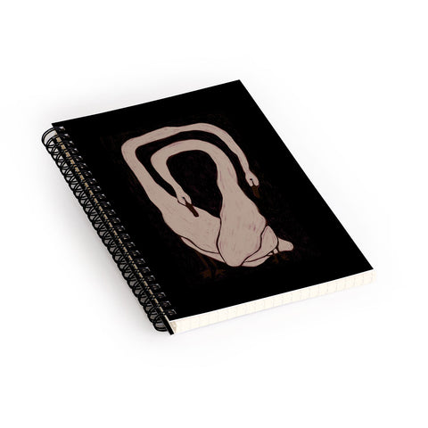 cortneyherron Two Swans Spiral Notebook