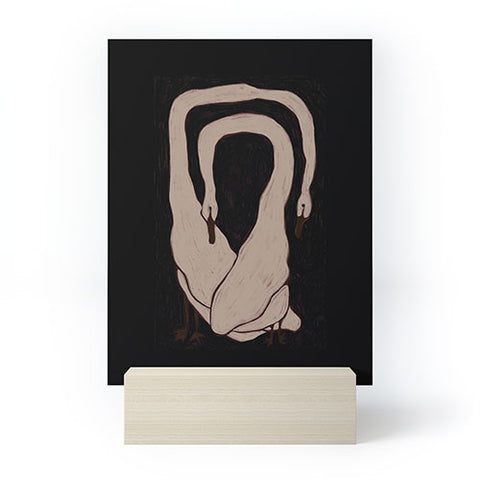 cortneyherron Two Swans Mini Art Print