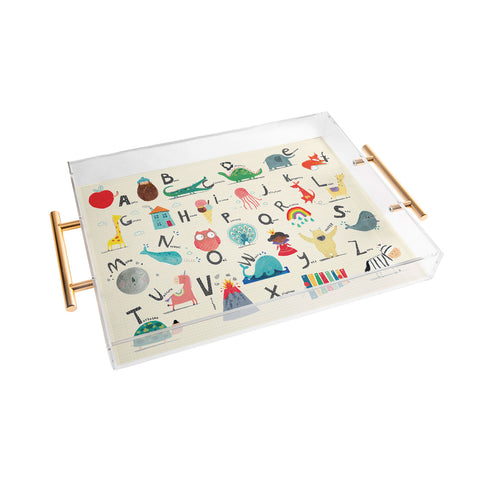 cory reid Animal Alphabet Landscape Acrylic Tray