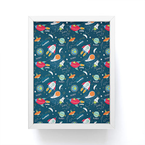 cory reid Blast Off Framed Mini Art Print