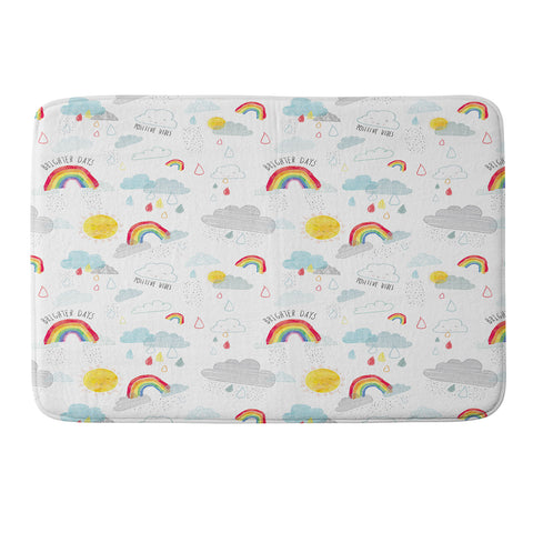 cory reid Brighter Days Memory Foam Bath Mat