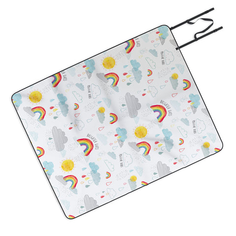 cory reid Brighter Days Picnic Blanket