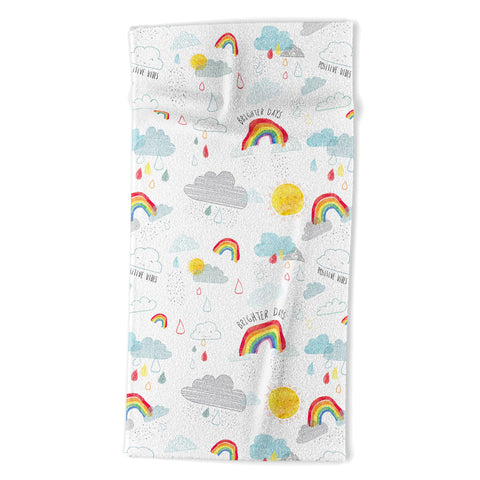 cory reid Brighter Days Beach Towel