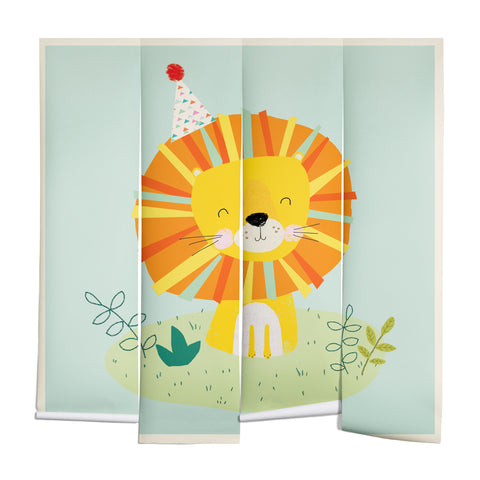 cory reid Juvenile Lion Wall Mural