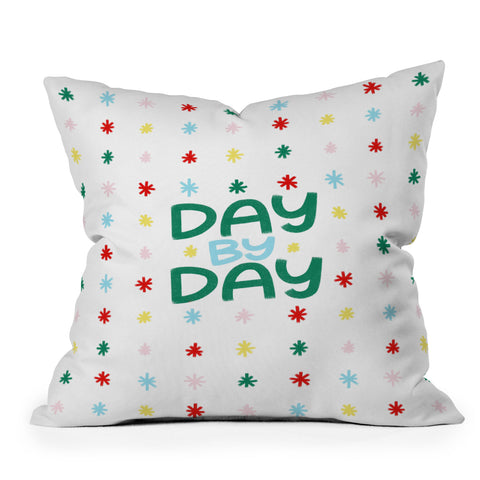 Craft Boner Day By Day Outdoor Throw Pillow