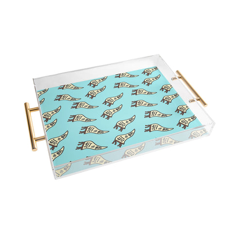 Craft Boner Get it girl pennant Acrylic Tray