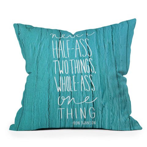 Craft Boner Whole ass one thing Outdoor Throw Pillow