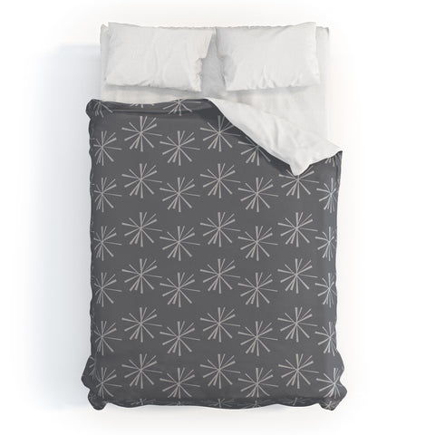 CraftBelly Snowflake Slate Duvet Cover