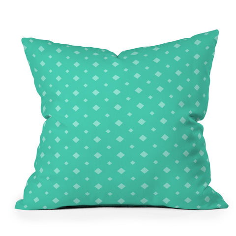CraftBelly Twinkle Emerald Outdoor Throw Pillow