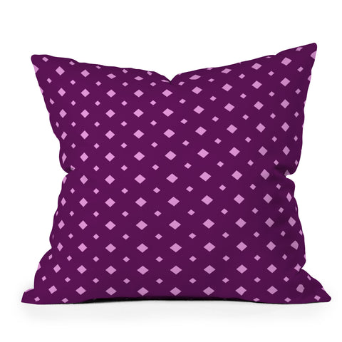 CraftBelly Twinkle Fuchsia Outdoor Throw Pillow