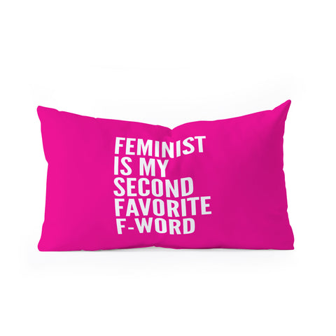 Creative Angel Feminist is My Second Favorite Oblong Throw Pillow