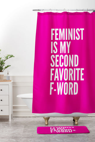 Creative Angel Feminist is My Second Favorite Shower Curtain And Mat