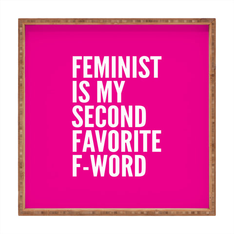 Creative Angel Feminist is My Second Favorite Square Tray