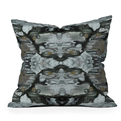 Crystal Schrader Black Lagoon Outdoor Throw Pillow