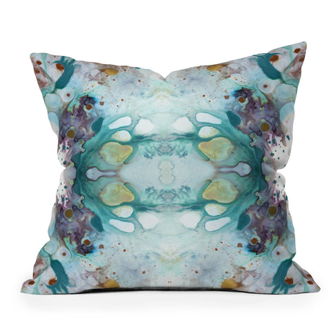 Crystal Schrader Cenote Outdoor Throw Pillow