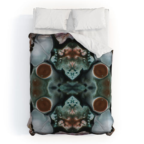 Crystal Schrader Emerald Wings Duvet Cover