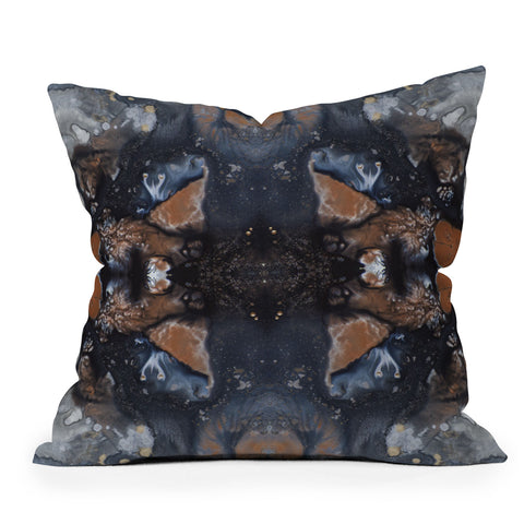 Crystal Schrader Iron Ore Outdoor Throw Pillow