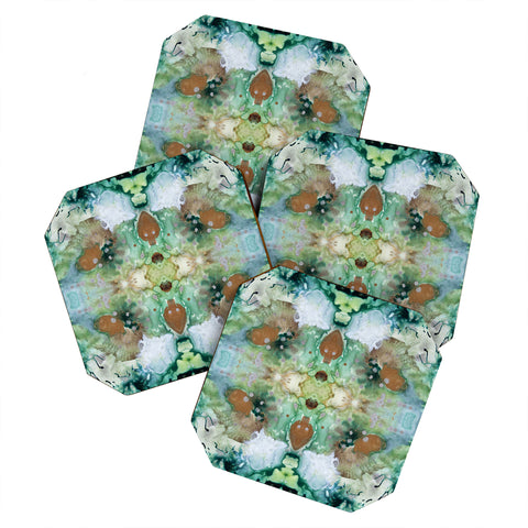 Crystal Schrader Mermaid Cove Coaster Set