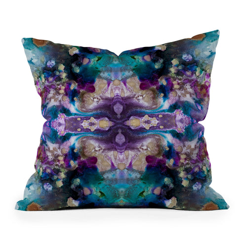 Crystal Schrader Ocean Depths Outdoor Throw Pillow