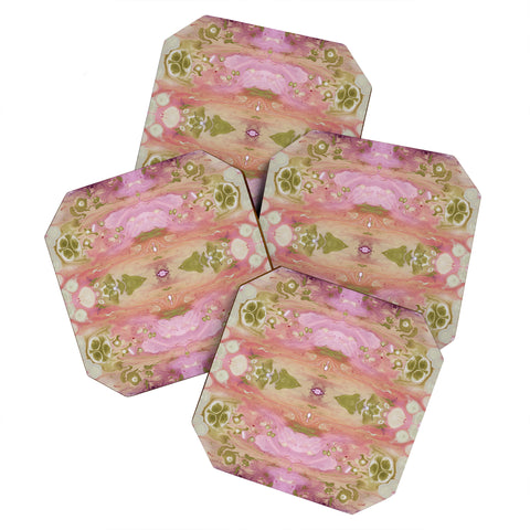 Crystal Schrader Pink Bubblegum Coaster Set