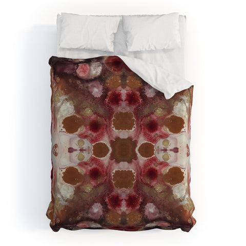 Crystal Schrader Raspberry Pie Duvet Cover