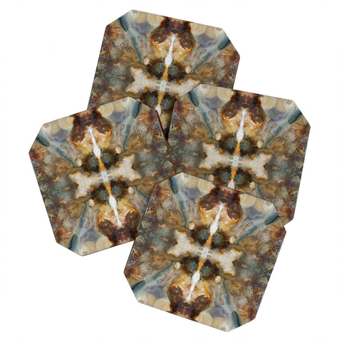 Crystal Schrader Rusty Patina Coaster Set