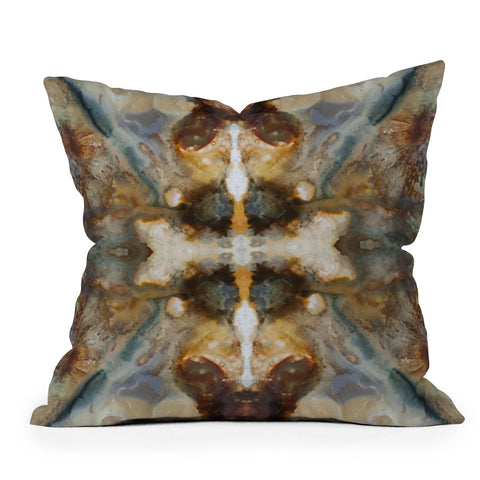Crystal Schrader Rusty Patina Outdoor Throw Pillow
