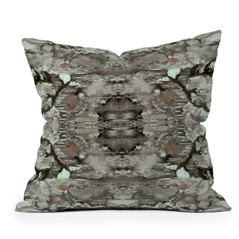 Crystal Schrader Sage Forest Outdoor Throw Pillow