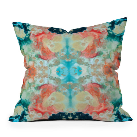 Crystal Schrader Sea Lily Outdoor Throw Pillow