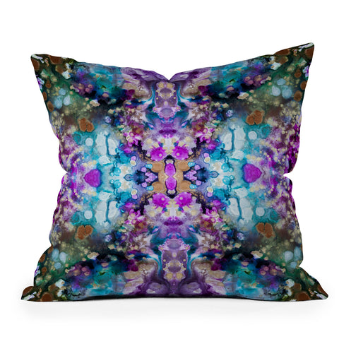 Crystal Schrader Treasure Chest Outdoor Throw Pillow