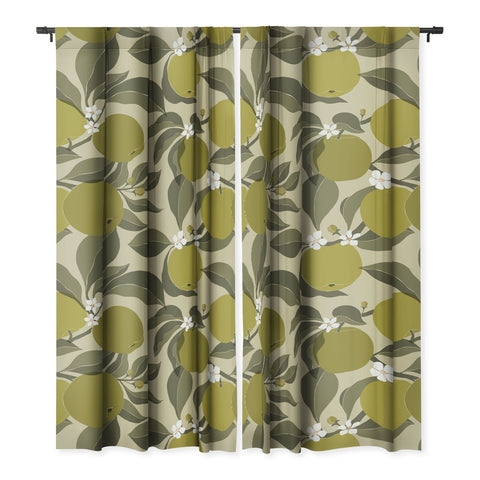 Cuss Yeah Designs Abstract Green Apples Blackout Non Repeat