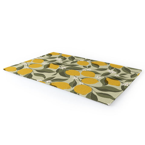 Cuss Yeah Designs Abstract Lemons Area Rug