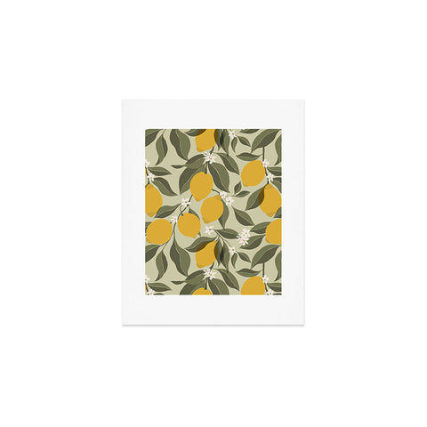 Cuss Yeah Designs Abstract Lemons Art Print