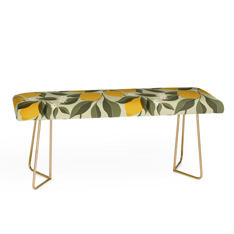 Cuss Yeah Designs Abstract Lemons Bench