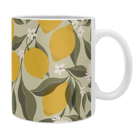 Cuss Yeah Designs Abstract Lemons Coffee Mug