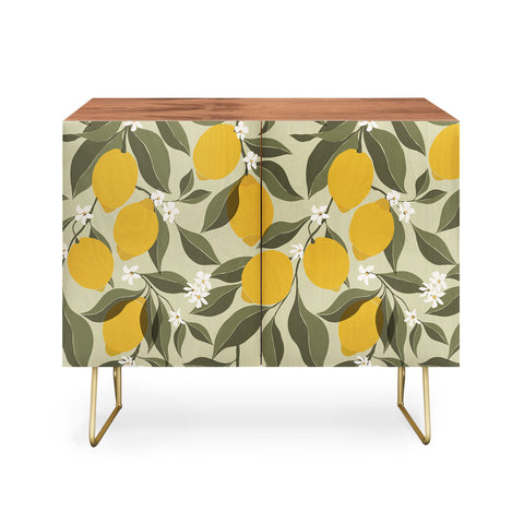 Cuss Yeah Designs Abstract Lemons Credenza