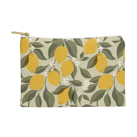 Cuss Yeah Designs Abstract Lemons Pouch