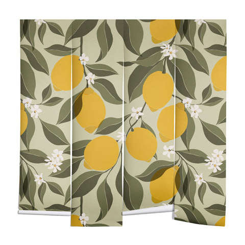 Cuss Yeah Designs Abstract Lemons Wall Mural