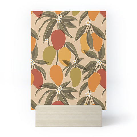 Cuss Yeah Designs Abstract Mangoes Mini Art Print