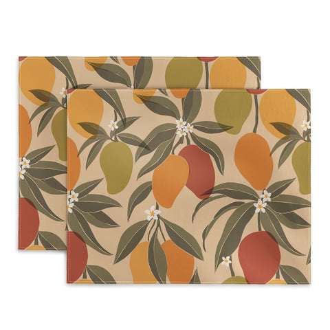 Cuss Yeah Designs Abstract Mangoes Placemat